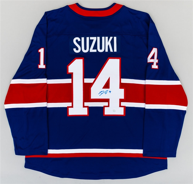 Nick Suzuki Signed Montreal Canadiens "Reverse Retro" Fanatics Jersey with COA