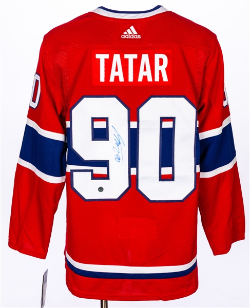 Tomas Tatar Signed Montreal Canadiens Home Jersey with COA