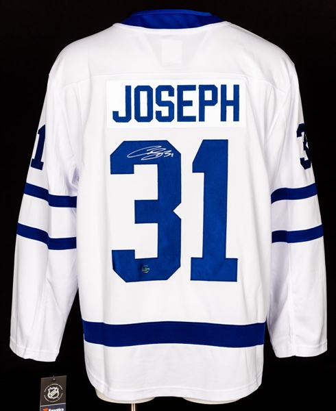 Curtis Joseph Signed Toronto Maple Leafs Fanatics Road Jersey with COA 
