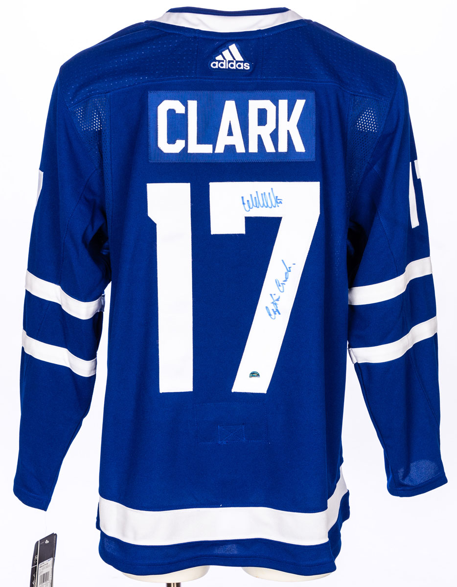 Lot Detail Wendel Clark Signed Toronto Maple Leafs Captain's Home