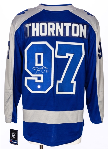 Joe Thornton Signed Toronto Maple Leafs "Reverse Retro" Fanatics Jersey with COA