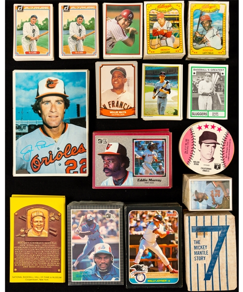 Vintage & Modern Baseball Special Set/Team Set Collection with 1970s-80s Minor League Team Sets, Blue Jays Sets, Legends, All-Stars, Kelloggs, Stickers and More
