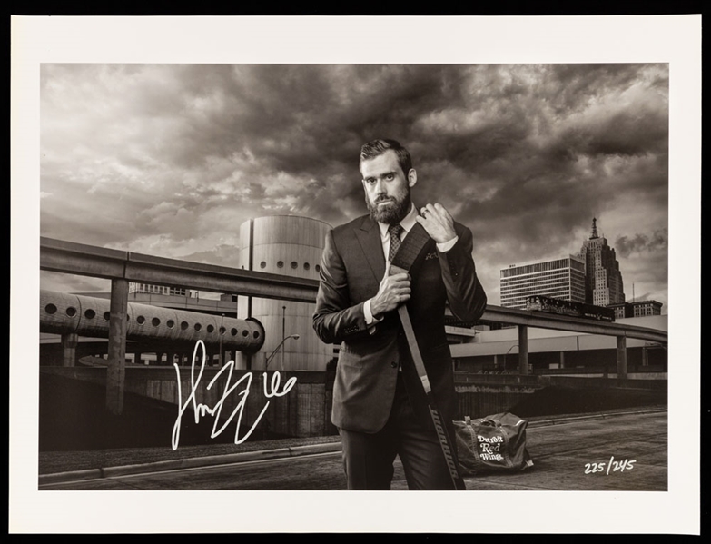 Henrik Zetterberg Detroit Red Wings Signed Limited-Edition Print with LOA – Proceeds to Benefit the Ted Lindsay Foundation (18” x 24”)