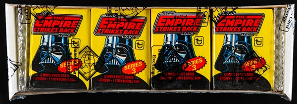 1980 Topps Star Wars Empire Strikes Back Series 3 Lot of 36 Unopened Packs - BBCE Certified