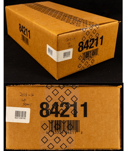 2015-16 Upper Deck Hockey Series 1 Factory Sealed 12-Box Hobby Case - Connor McDavid Rookie Card Year!