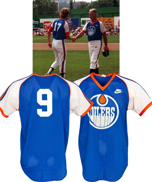 Gordie Howe’s 1983 Edmonton Oilers Game-Worn Charity Softball Uniform with LOA