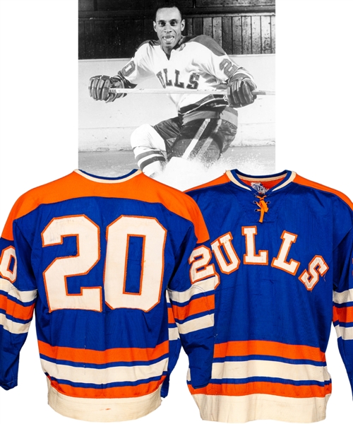 Willie ORees Late-1960s/Early-1970s WHL San Diego Gulls Game-Worn Jersey - Team Repairs!