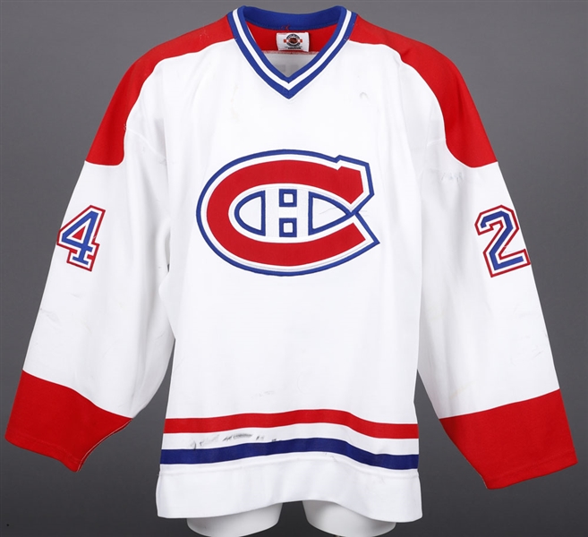 Ben Guites Late-1990s Montreal Canadiens Game-Worn Pre-Season Jersey Obtained from Team with LOA