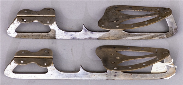 Turn-of-The-Century Collection of 3 Pairs of Antique Ice / Hockey Skates including Rare Dominion Models by Henry Boker 