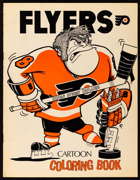 Philadelphia Flyers 1973-74 Team-Signed Colouring Book – Stanley Cup Championship Season! 