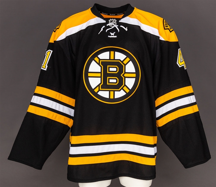 Rob Flick’s 2013-14 Boston Bruins Game-Worn Preseason Jersey with Team LOA – Photo-Matched! 