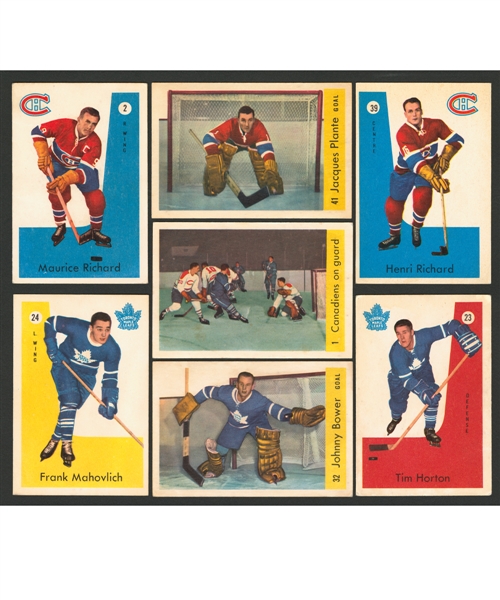 1959-60 Parkhurst Hockey Complete 50-Card Set