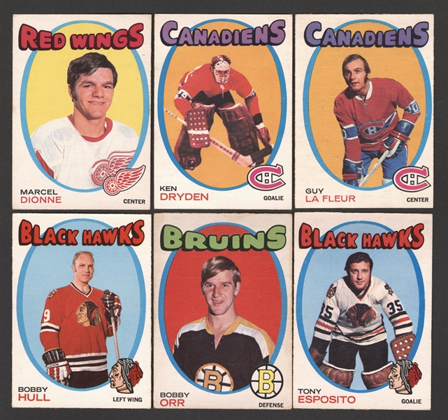 1971-72 O-Pee-Chee Hockey Complete 264-Card Set 