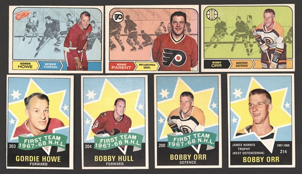 1968-69 O-Pee-Chee Hockey Complete Mid-to-High Grade 216-Card Set