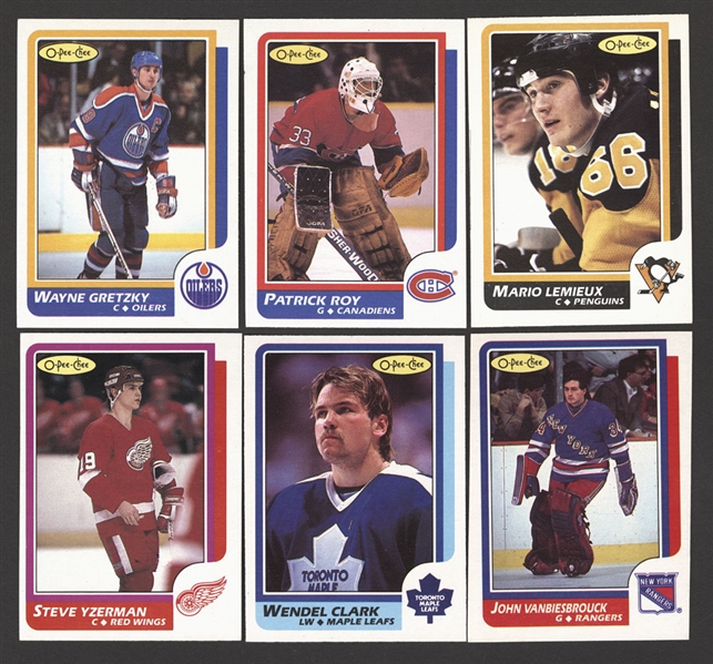 1986-87 O-Pee-Chee Hockey Complete 264-Card Set