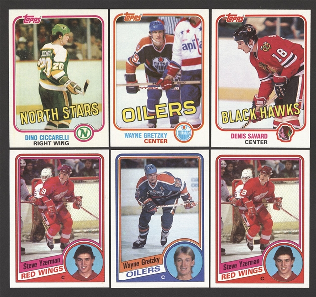 1981-82 and 1984-85 Topps Hockey Complete High Grade Sets