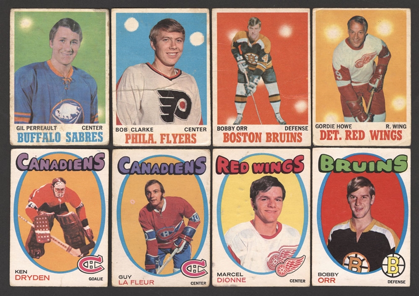 1970-71 and 1971-72 O-Pee-Chee Hockey Near Complete Sets - Gilbert Perreault, Bobby Clarke, Ken Dryden, Guy Lafleur and Marcel Dionne Rookie Cards