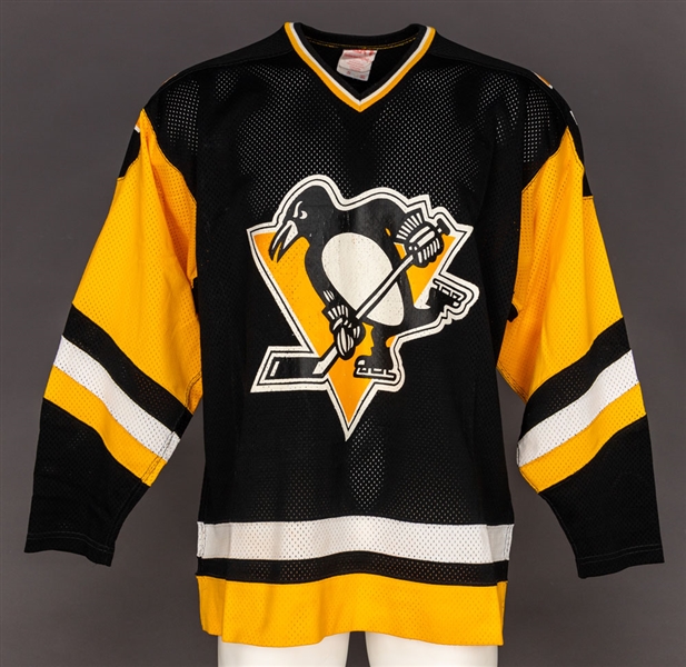 Tony Feltrins Early-1980s Pittsburgh Penguins Game-Worn Jersey with LOA 