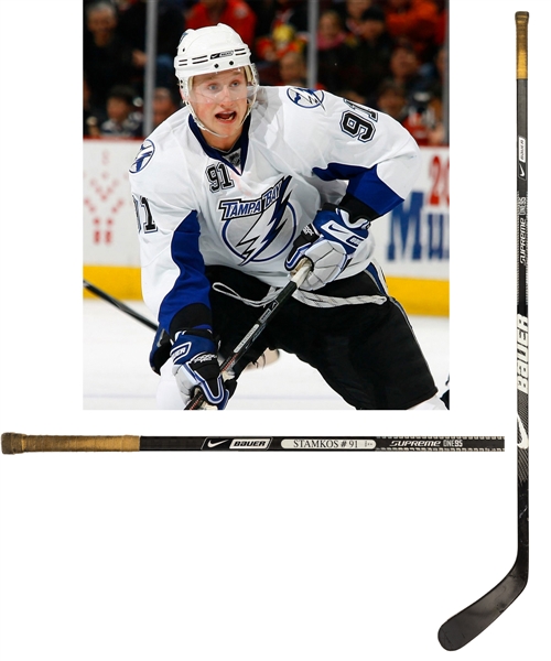 Steven Stamkos’ 2008-09 Tampa Bay Lightning Bauer Supreme One95 Game-Used Rookie Season Stick 