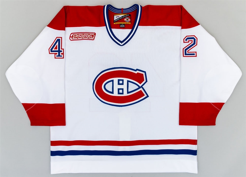 Jonathan Delisle’s 1999-2000 Montreal Canadiens Game-Issued Jersey with Team LOA