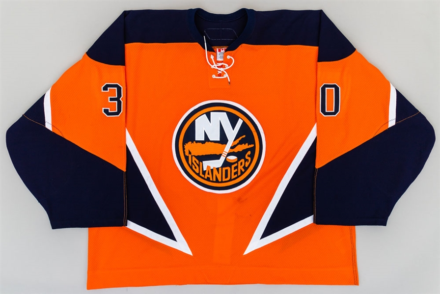 Garth Snow’s 2005-06 New York Islanders Game-Worn Third Jersey with LOA – Photo-Matched! 