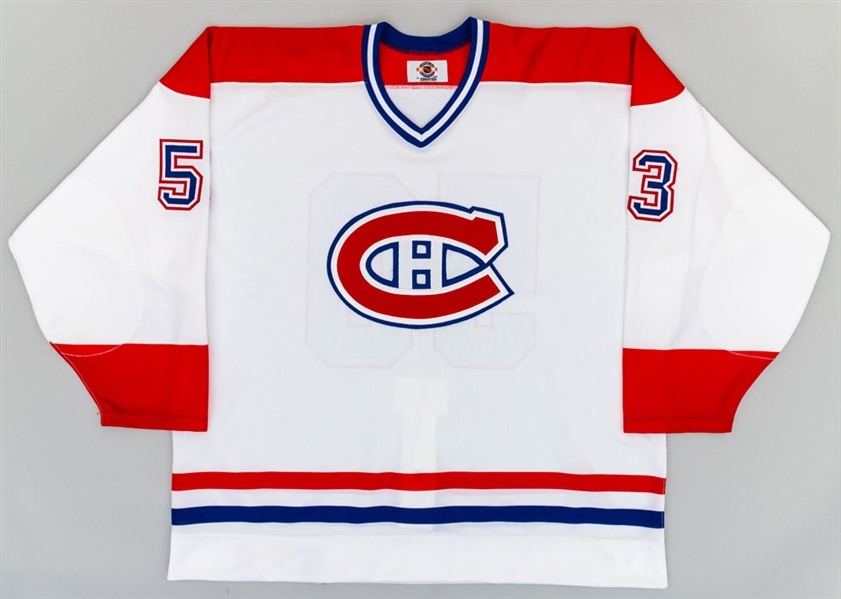 Montreal Canadiens 1998-99 Team-Issued #53 Jersey with Team LOA