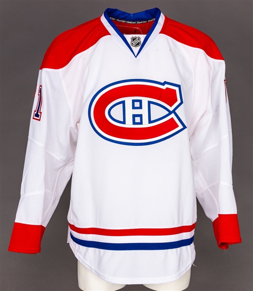 Louis Leblanc’s 2010-11 Montreal Canadiens Game-Worn Preseason Jersey with Team LOA 