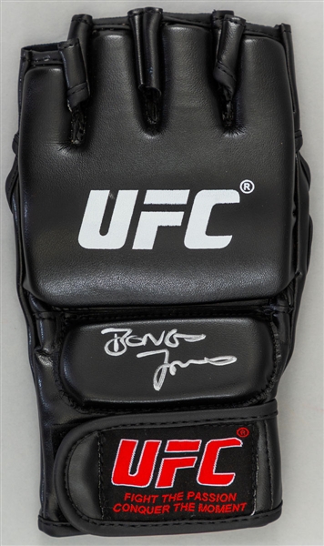 Jon "Bones" Jones UFC Light Heavyweight Champion Signed MMA Glove with PSA/DNA COA  