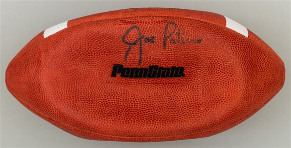 Joe Paterno Signed Nike 3005 Collegiate Football (Coach of Penn State Nittany Lions) - JSA Certified