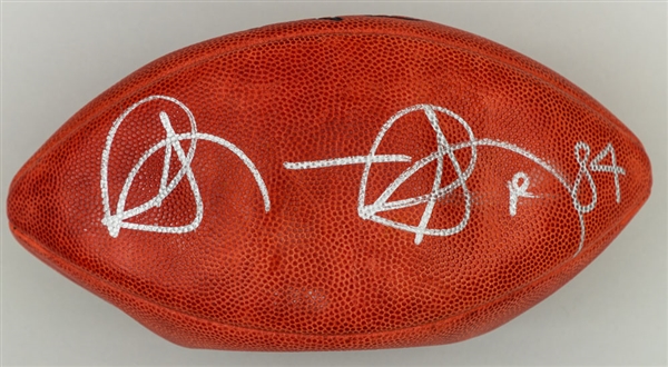 Shannon Sharpe Signed Wilson NFL Official Football (Denver Broncos / Baltimore Ravens) - JSA Certified