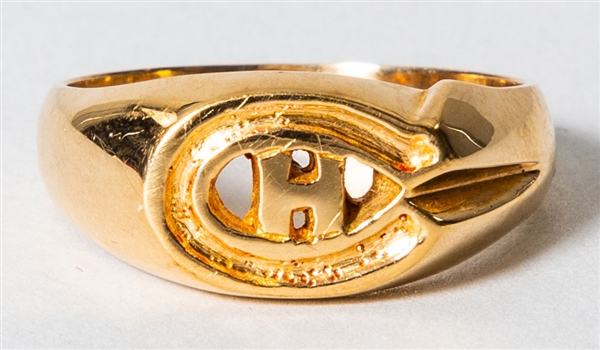 Vintage Montreal Canadiens 10K Gold Ring