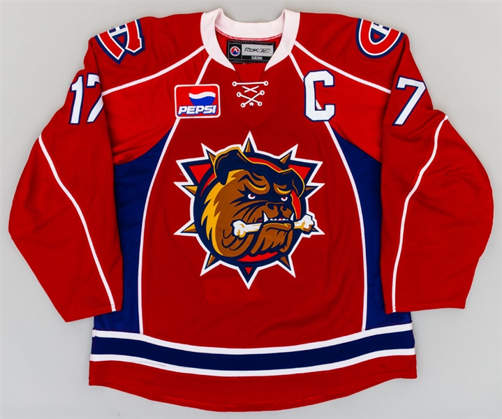 Kyle Chipchura’s 2008-09 AHL Hamilton Bulldogs Game-Worn Jersey 