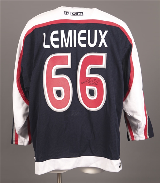 Mario Lemieux Signed 2001 NHL All-Star Game North America All-Stars Jersey