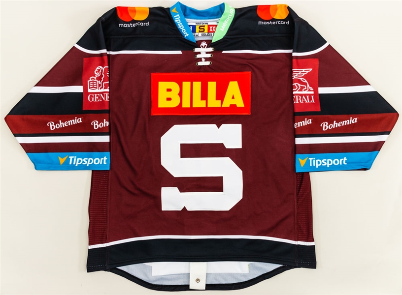 Jakub Sedlaceks 2019-20 HC Sparta Prague Game-Issued Jersey