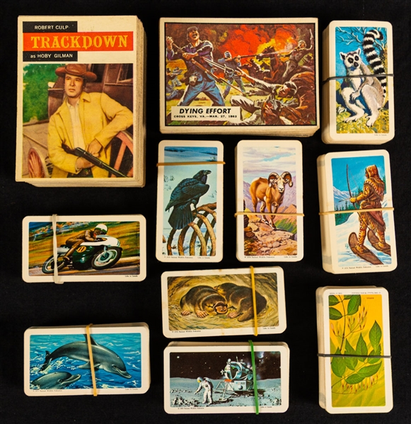 Non-Sport Card Set/Near Set/Card Collection Including 1958 TV Westerns, 1962 Civil War News, 1960s/1970s Brooke Bond (9) Including Space Age & Indians of Canada Plus Assorted Other Cards