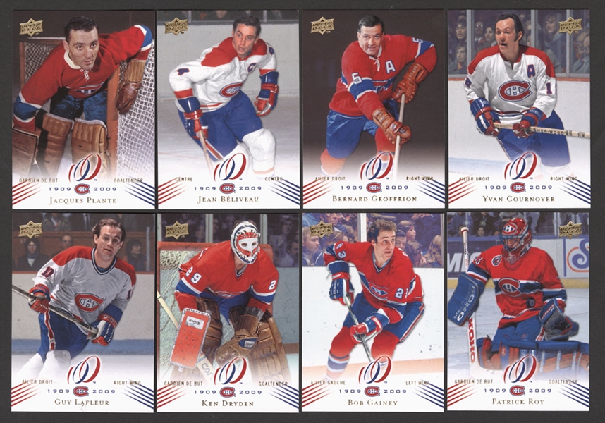 2008-09 Upper Deck Montreal Canadiens Centennial Complete 300-Card Set