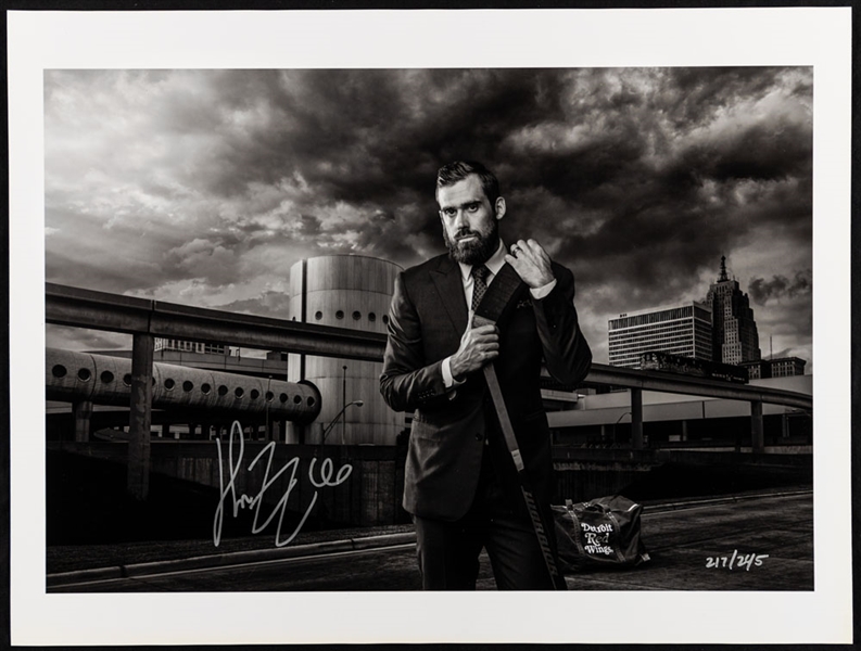 Henrik Zetterberg Detroit Red Wings Signed Limited-Edition Print with LOA – Proceeds to Benefit the Ted Lindsay Foundation (18” x 24”)