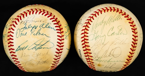 Montreal Expos 1978 and 1979 Team-Signed Official National League Baseballs 