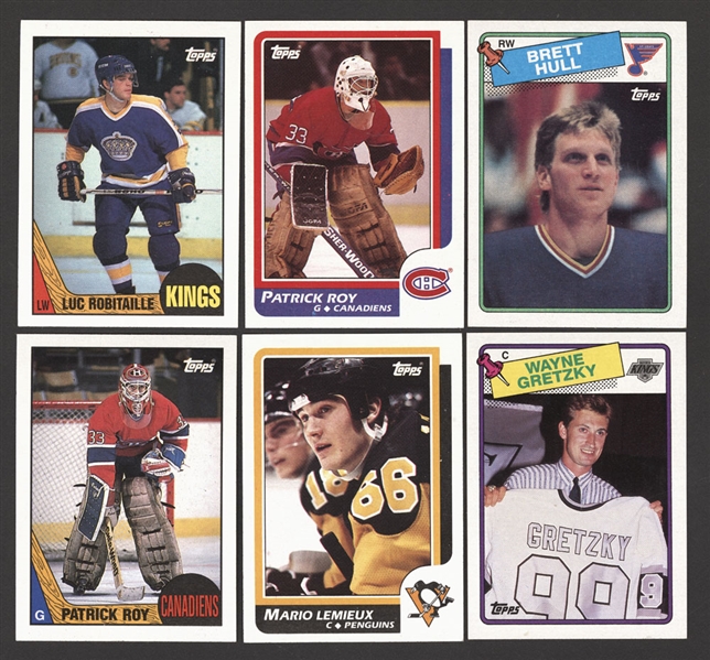1986-87, 1987-88 and 1988-89 Topps Hockey Complete High Grade Sets