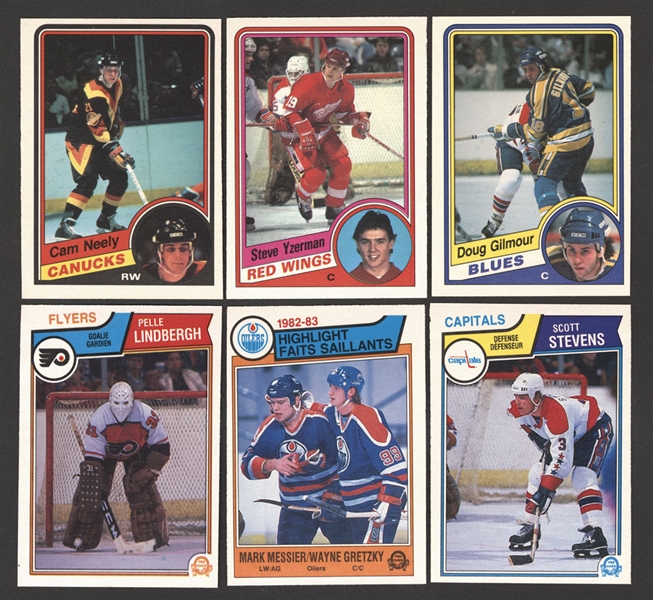 1983-84 and 1984-85 O-Pee-Chee Hockey Complete High Grade 396-Card Sets