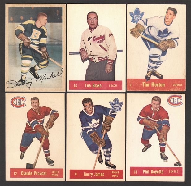 1953-54 to 1963-64 Parkhurst Hockey Cards (41) Including 1957-58 Parkhurst Hockey Starter Set (29/50)