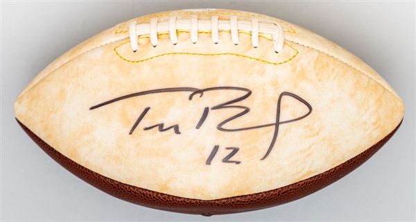 Tom Brady Signed New England Patriots Limited-Edition Football with JSA LOA 