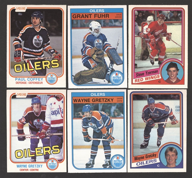 1981-82, 1982-83 and 1984-85 O-Pee-Chee Hockey Sets / Near Complete Sets (3)