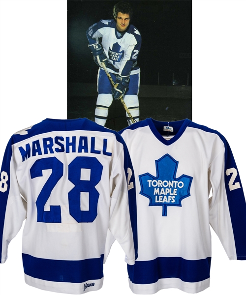 Paul Marshalls 1981-82 Toronto Maple Leafs Game-Worn Jersey