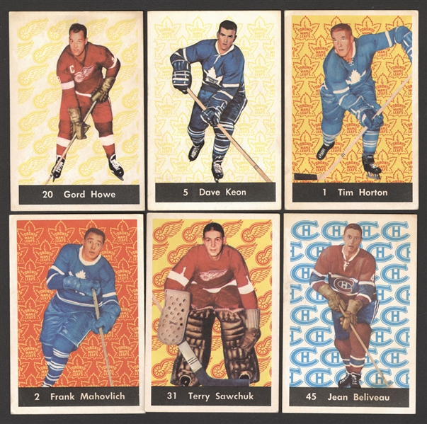 1961-62 Parkhurst Hockey Complete 51-Card Set