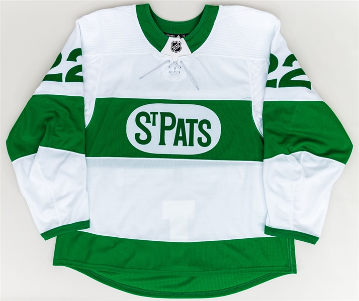 Nikita Zaitsev’s 2018-19 Toronto Maple Leafs “Toronto St Pats” Game-Worn Alternate Jersey with Team COA 