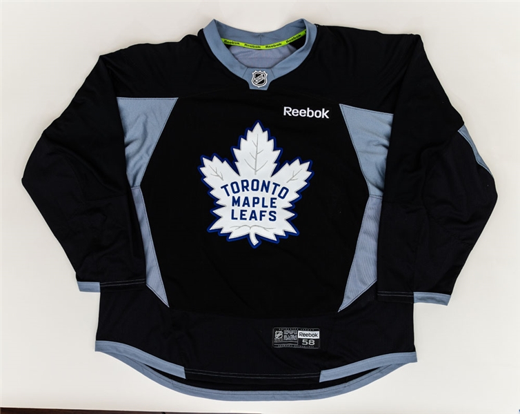 Toronto Maple Leafs 2017 NHL Centennial Classic Practice-Worn Black Jersey with Team LOA 