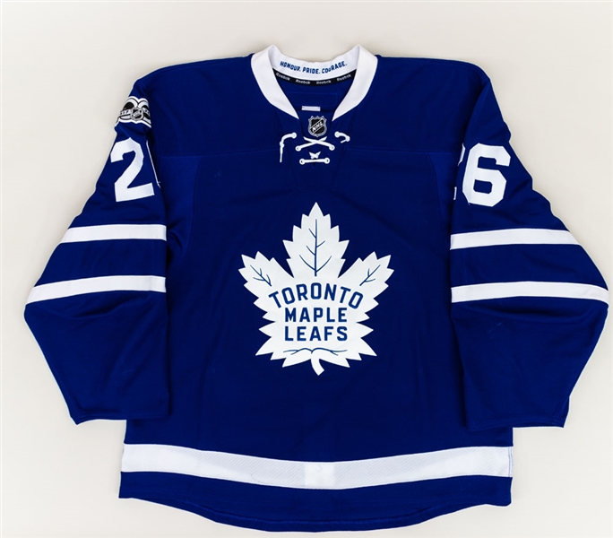 Nikita Soshnikov’s 2016-17 Toronto Maple Leafs Game-Worn Rookie Era Jersey with Team COA – NHL Centennial Patch! 