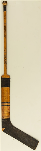 Bill Brennans 1950-51 USHL Omaha Knights Team-Signed Game-Used Stick