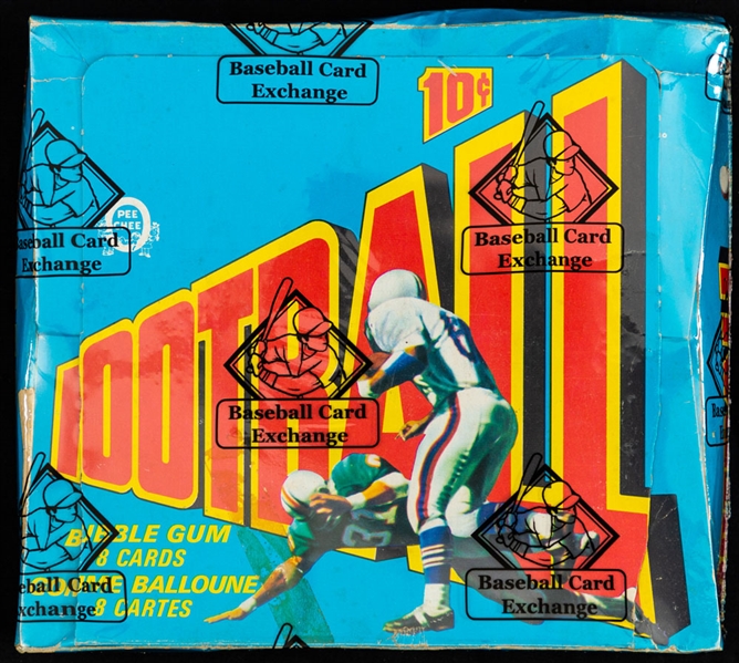 1972 O-Pee-Chee CFL Wax Box (36 Unopened Packs) - BBCE Certified
